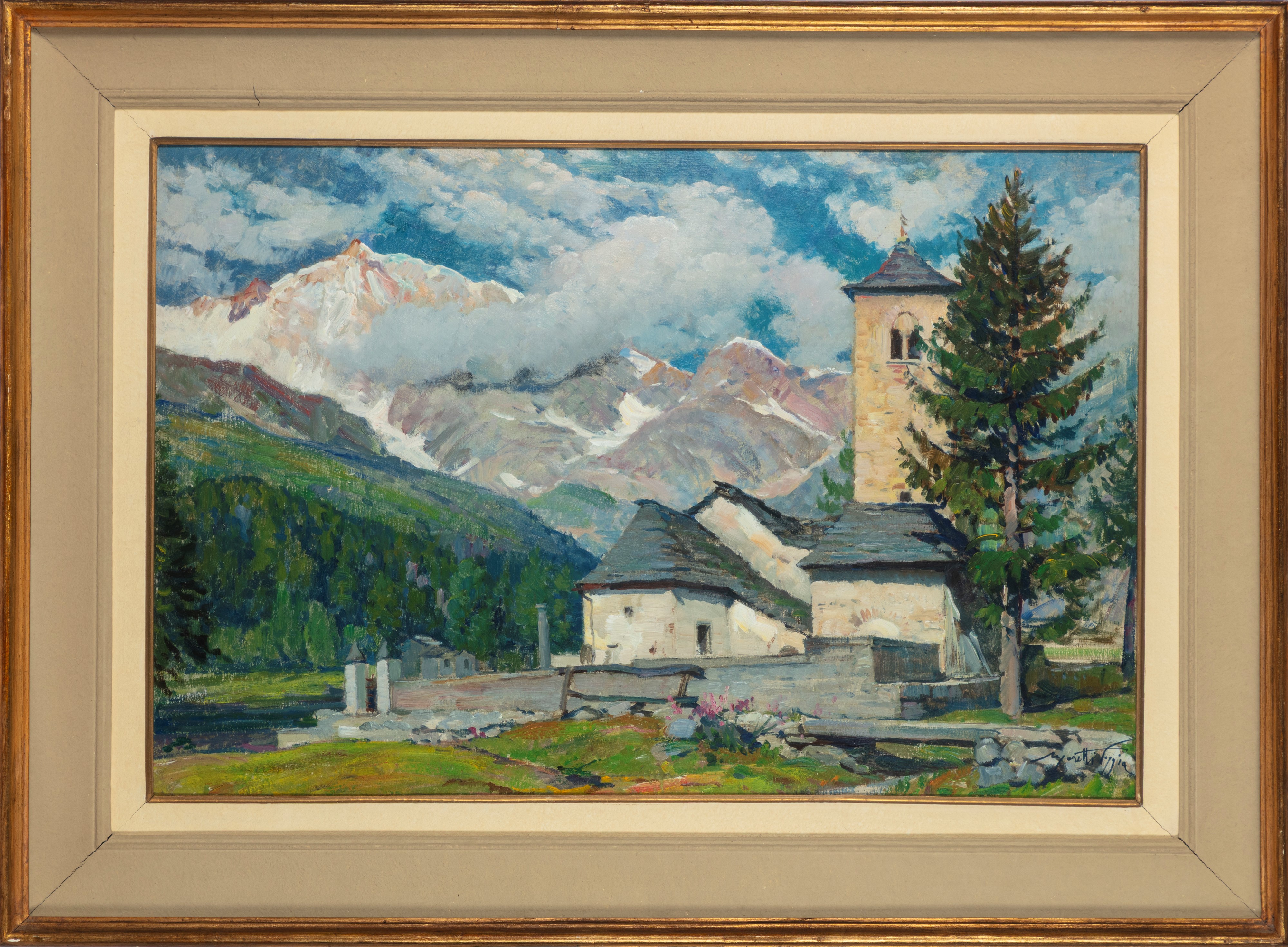 Mario Moretti Foggia - La Chiesa Vecchia a Macugnaga