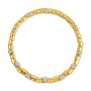 Collana con diamanti 