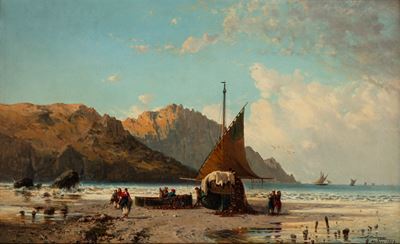 Spiaggia in Normandia
