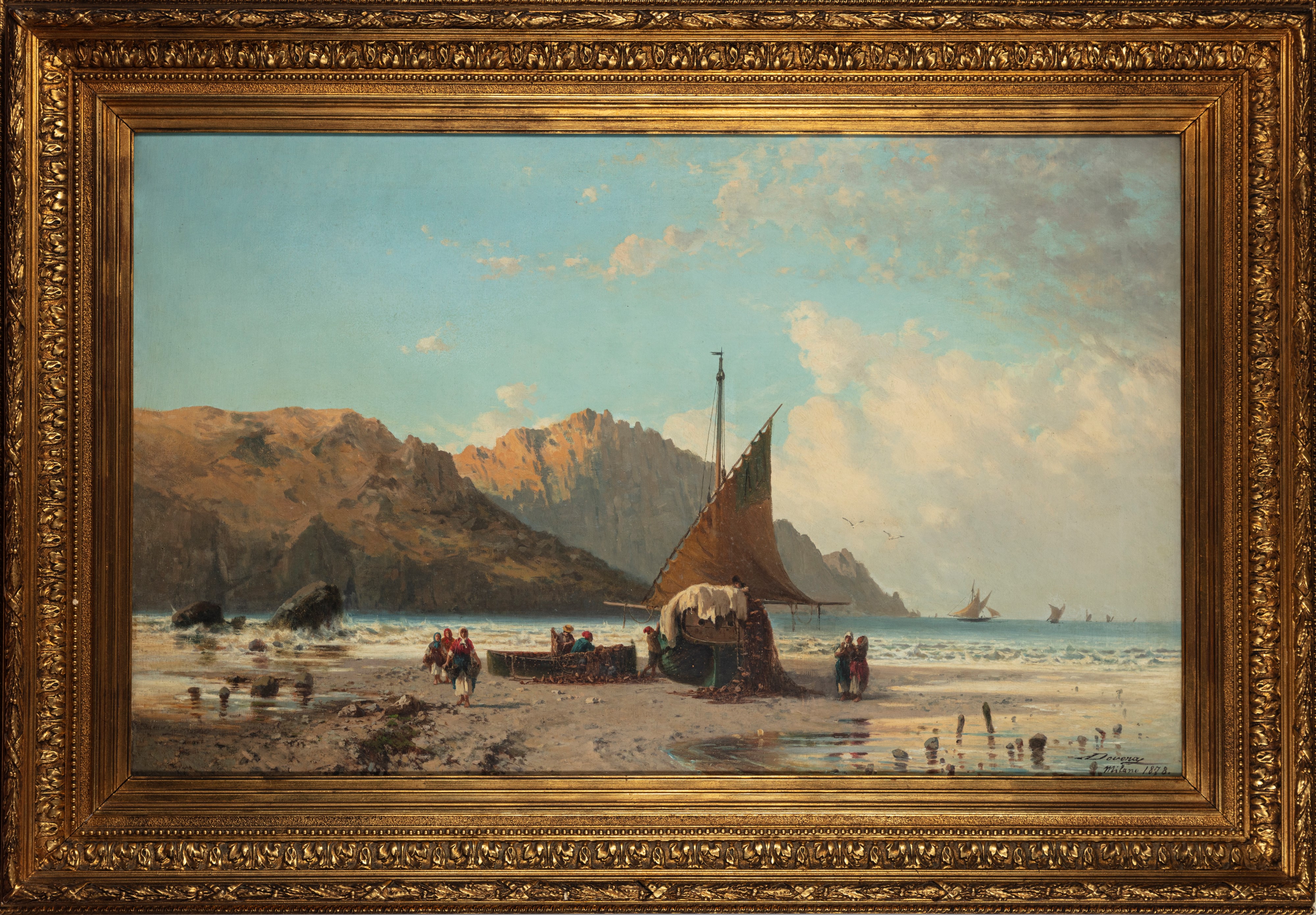 Achille Dovera - Spiaggia in Normandia