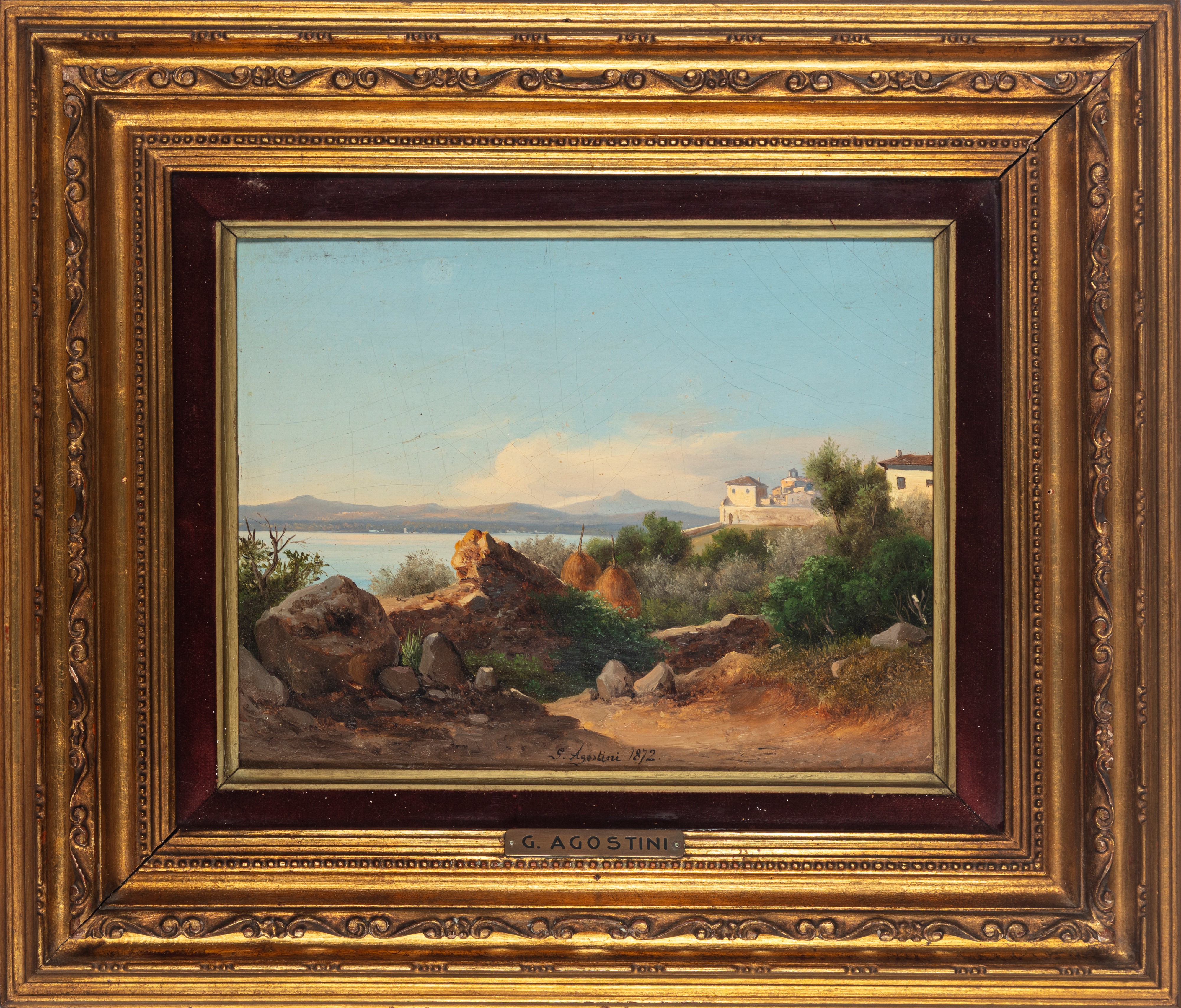 Guido Agostini - Paesaggio Toscano