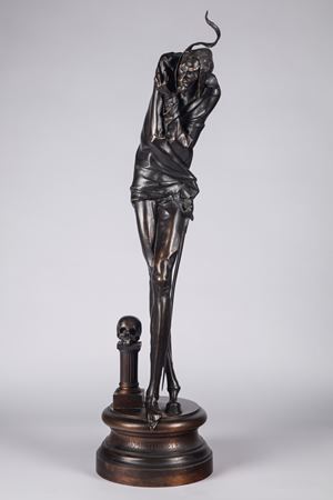 MEPHISTOPHELES / Jacques Louis Gautier / bronze d'art