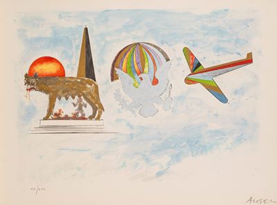 Lupa, Aquila, Aereo