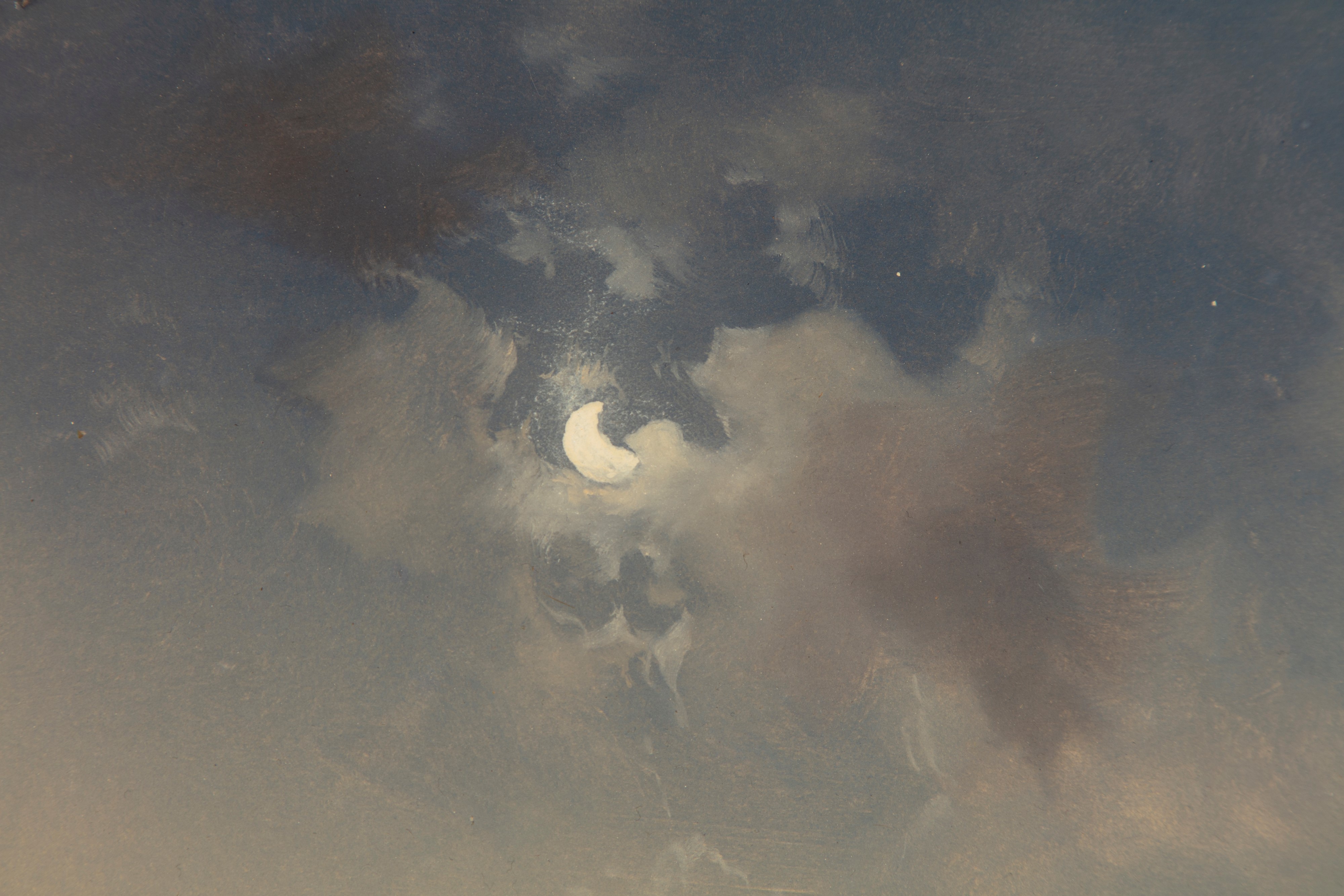 Carlo Bossoli - Veduta di Sebastopoli al Chiaro di Luna