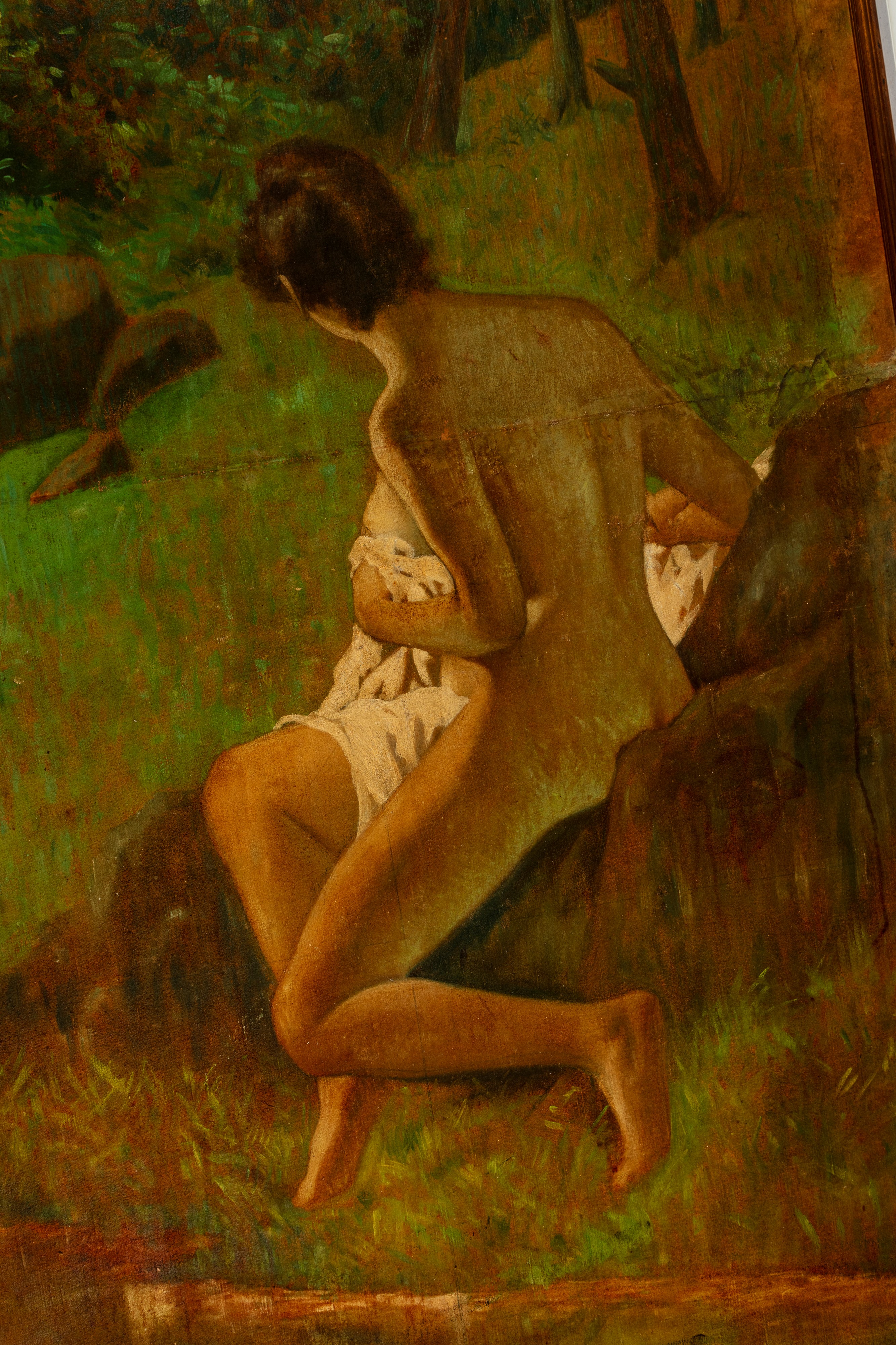 Ninfa al bagno sorpresa da satiri