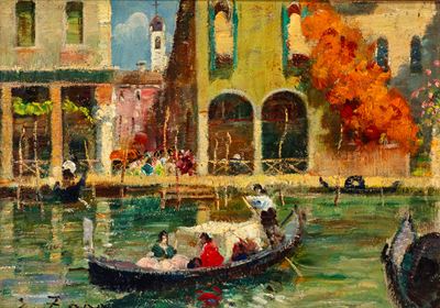 Venezia, in Gondola