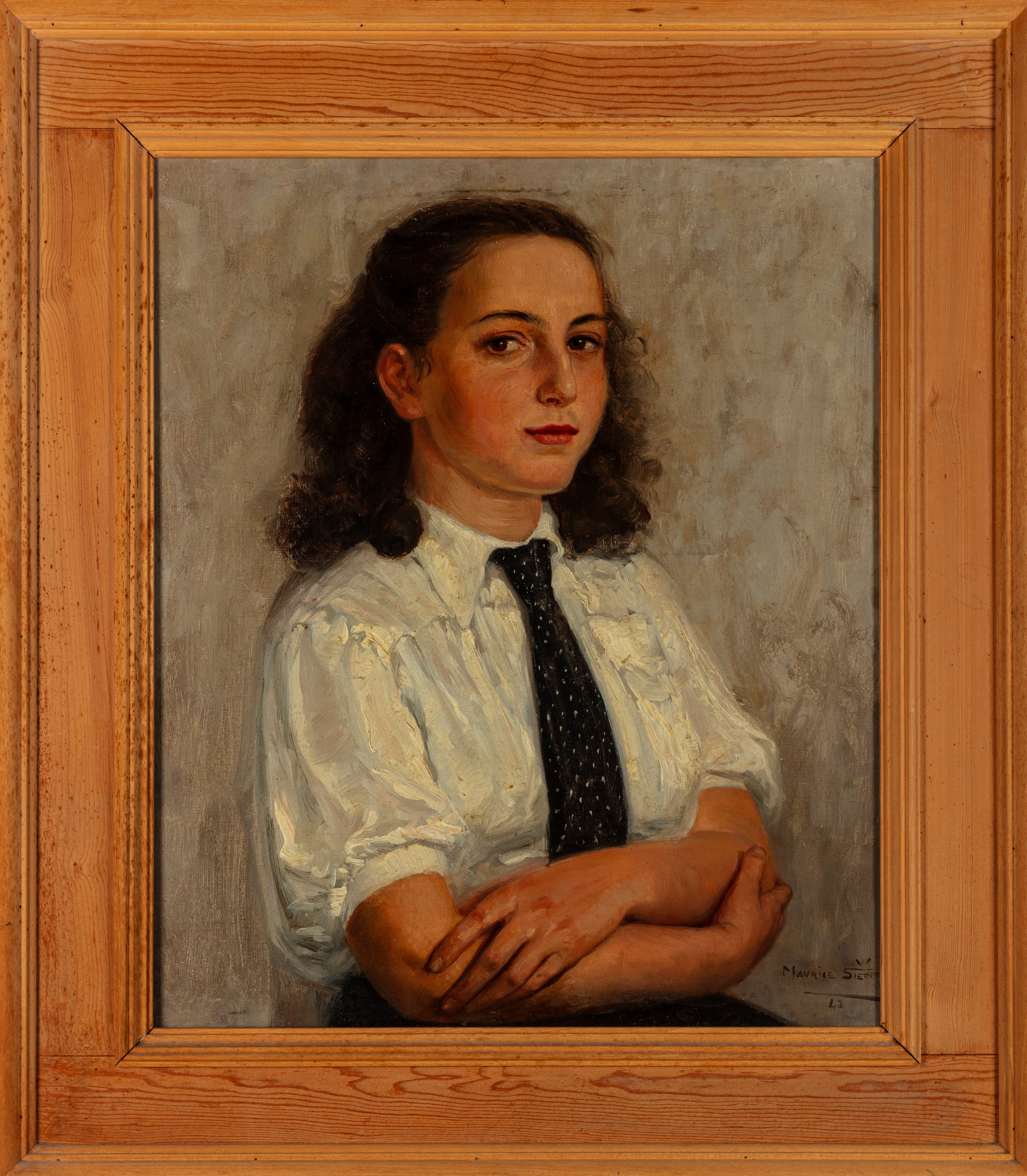 Maurice Siéron - Ritratto di Ragazza