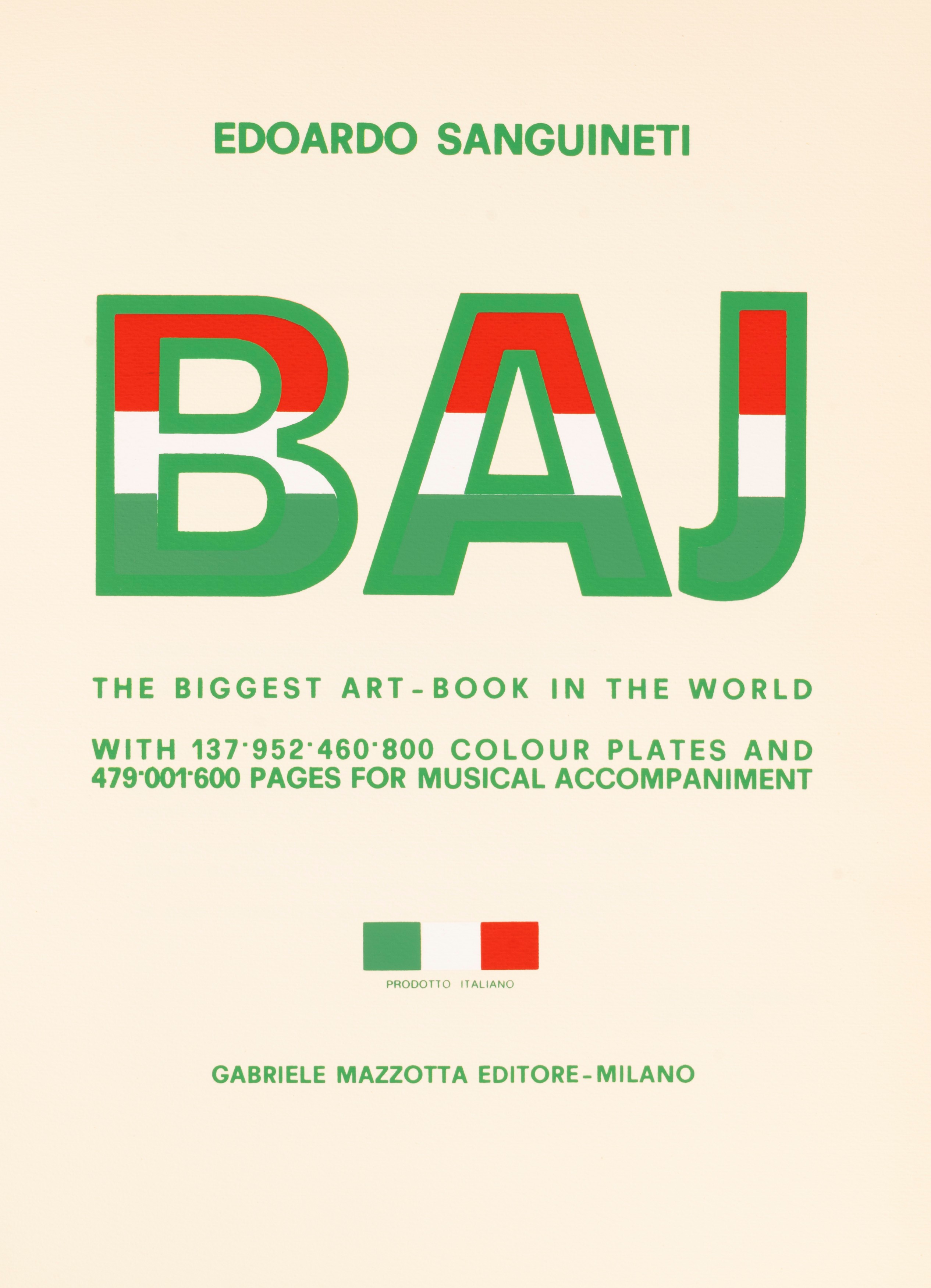 Enrico Baj - The Biggest Art-book in The World