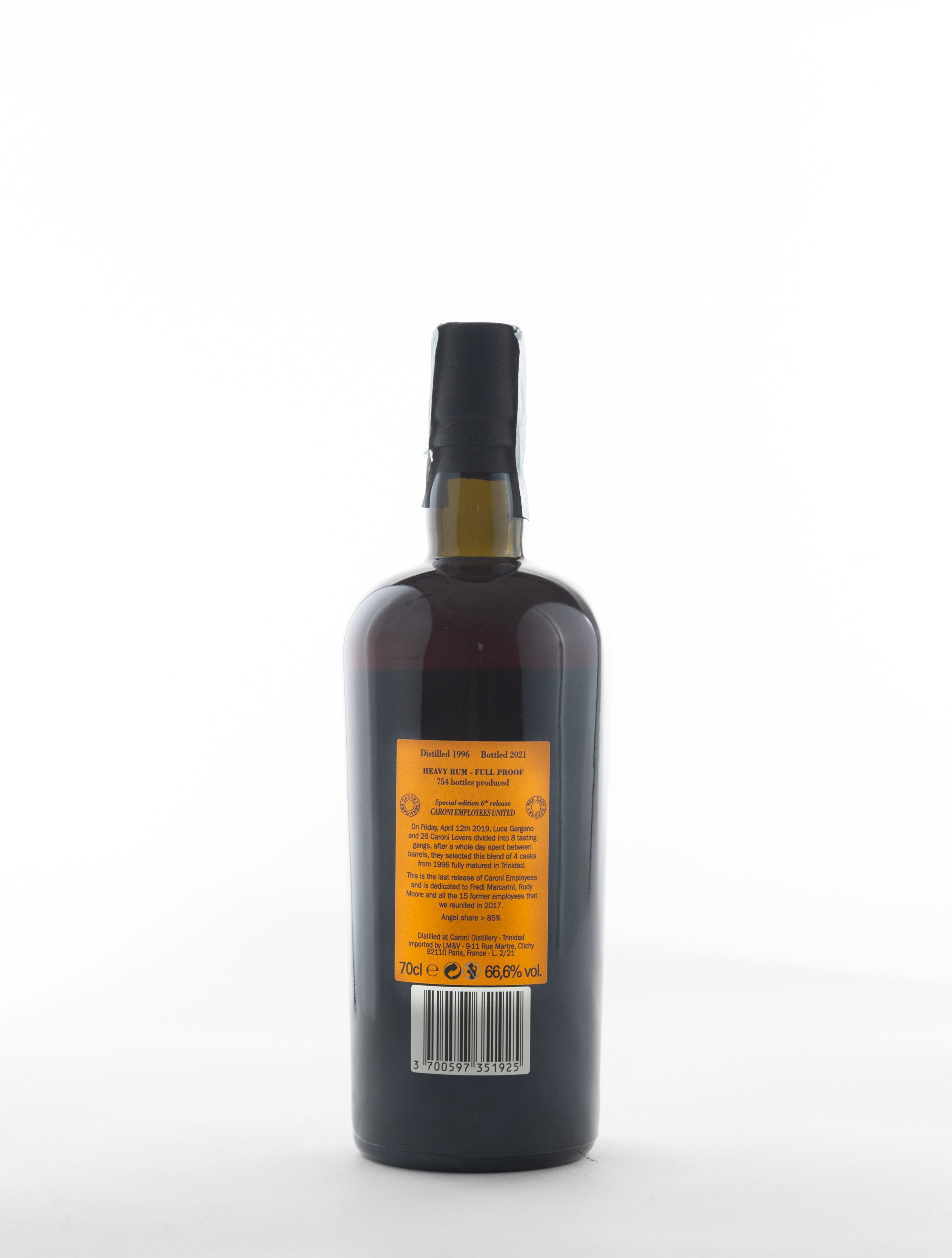 Trinidad - Caroni 6th Release 25 Y.o. Full Proof "employees United"