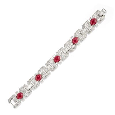 Bracciale con Rubini e Diamanti