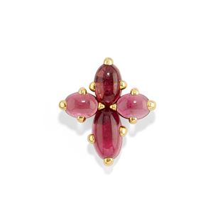 Pendente con tormaline rosa 