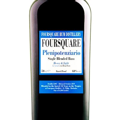 Foursquare Rum Distillery 'plenipotenziario' 12 Year Old Single Blended Rum