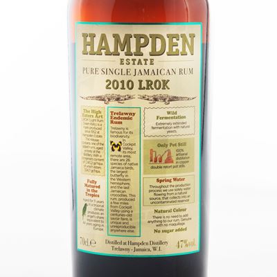 Hampden Estate Lrok Pure Single Jamaican Rum