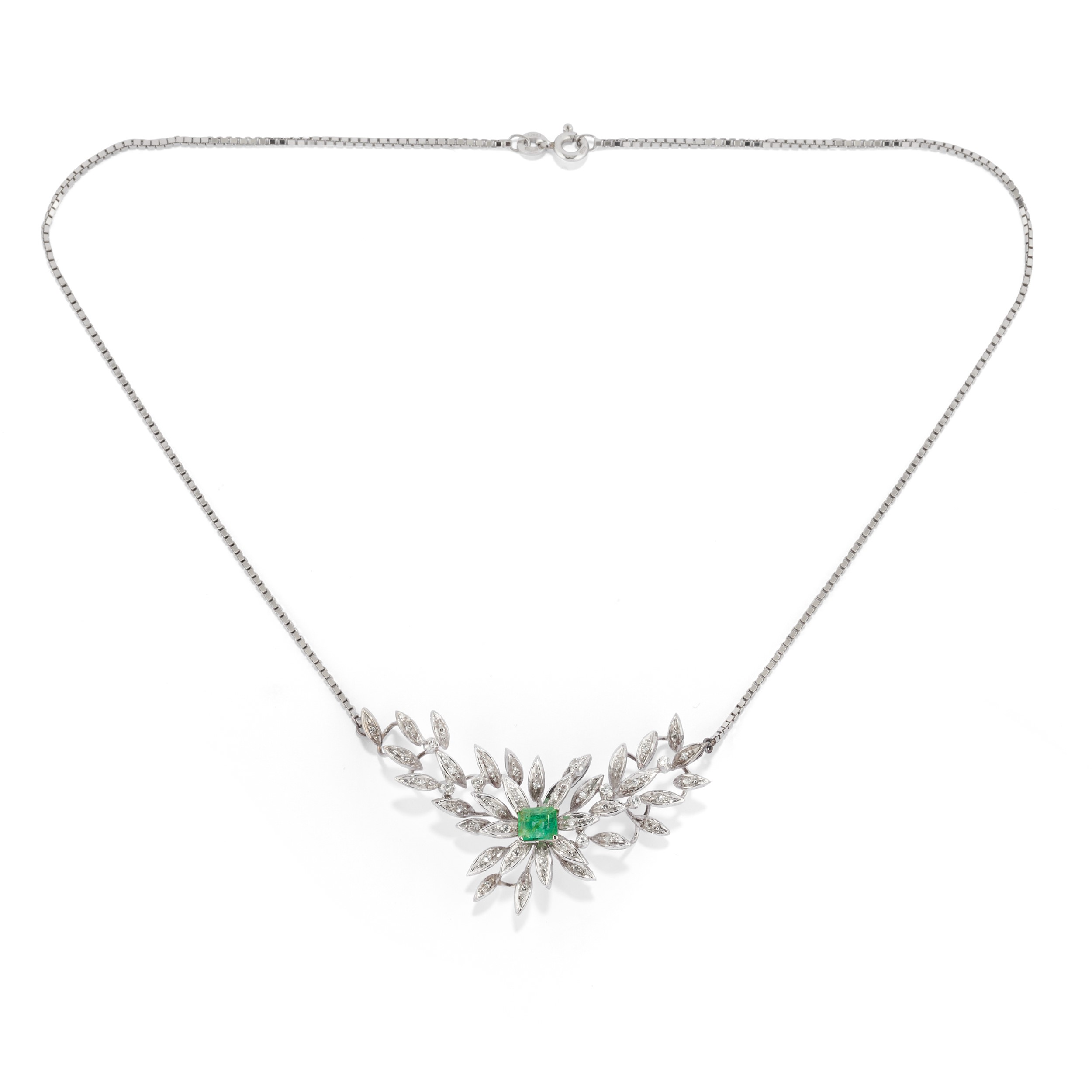 Collana e Spilla con Diamanti