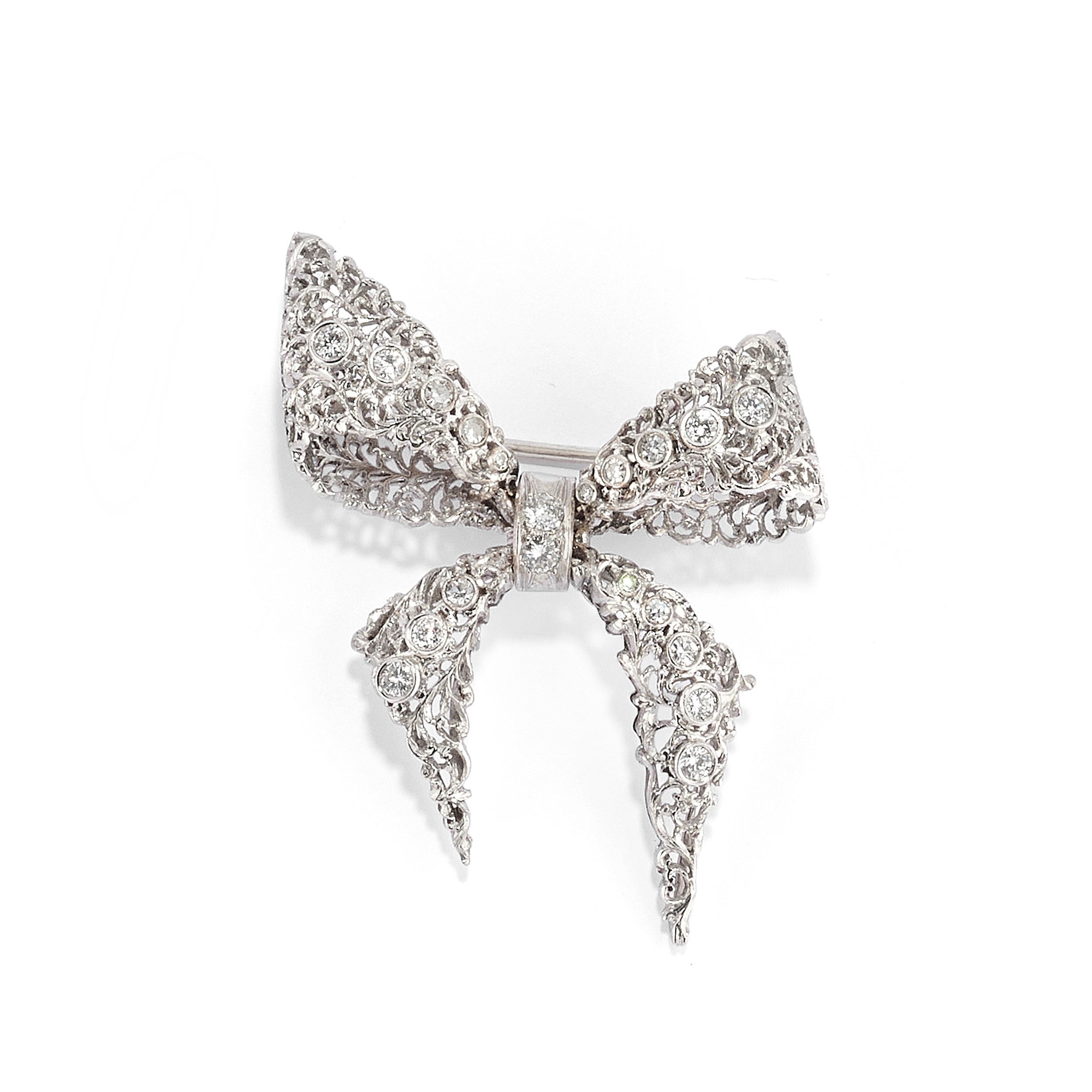 Collana e Spilla con Diamanti