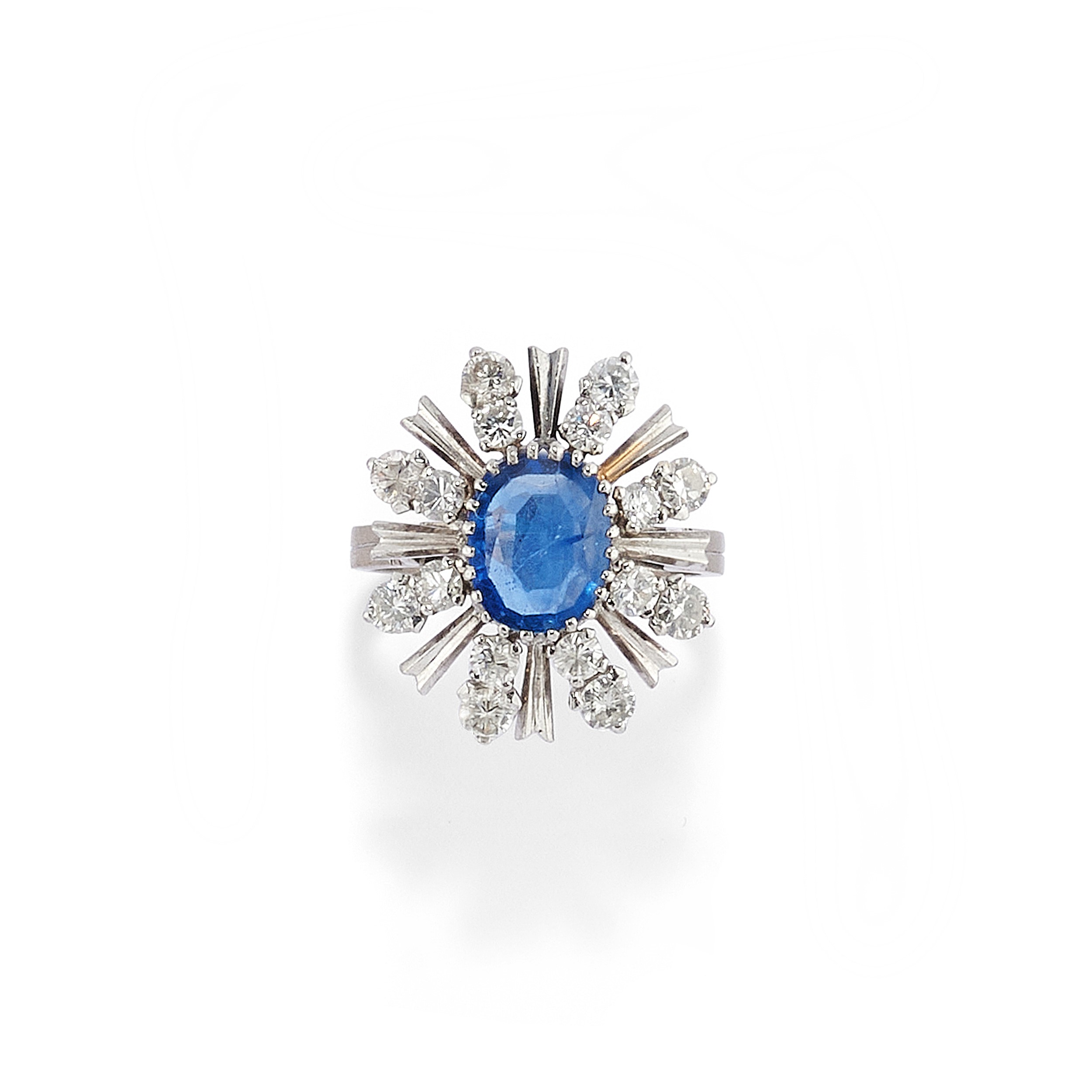 Spilla e Anello con Zaffiri