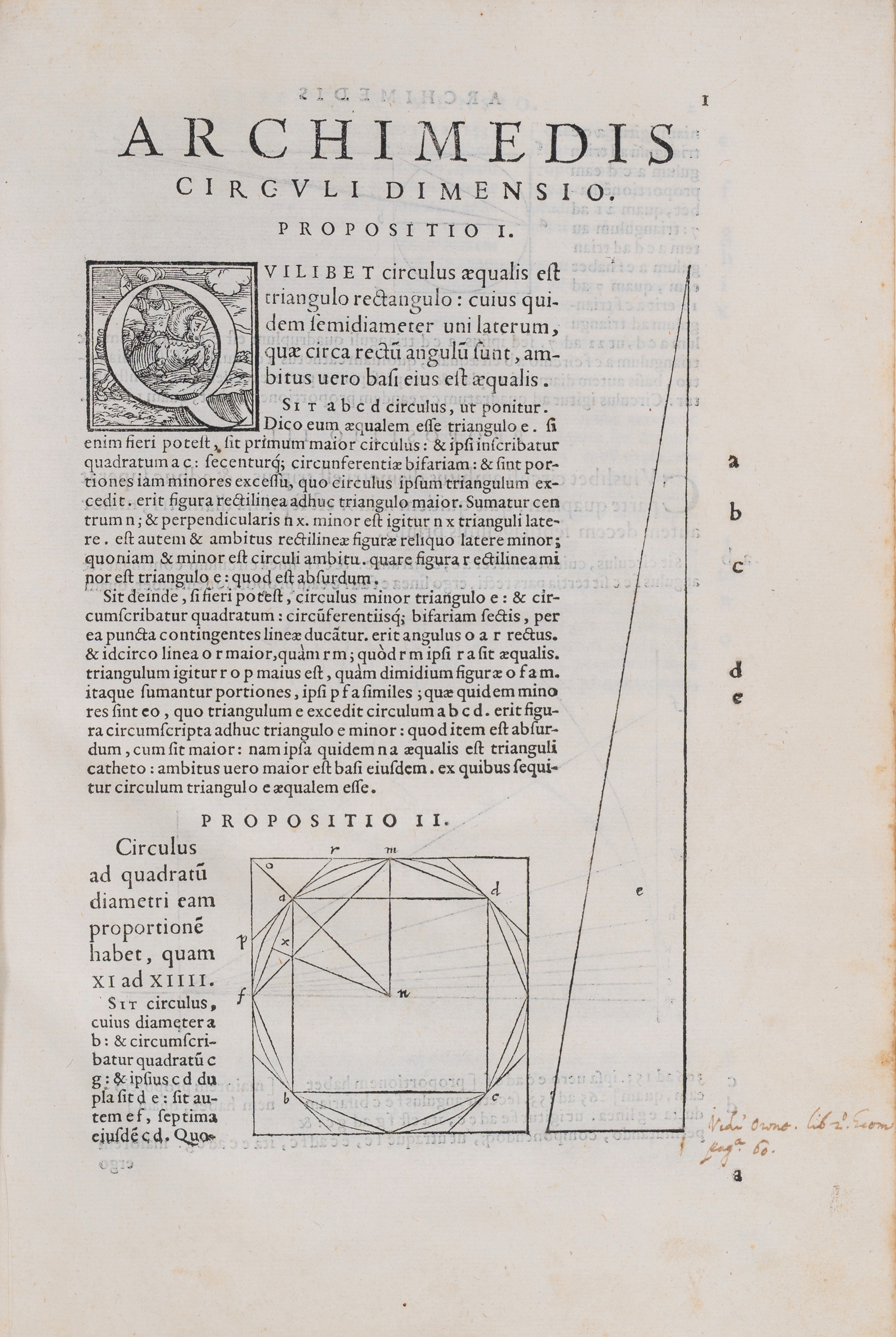 Archimede - Archimedis Opera Non Nulla À Federico Commandino Urbinate Nuper in Latinum Conversa, ...
