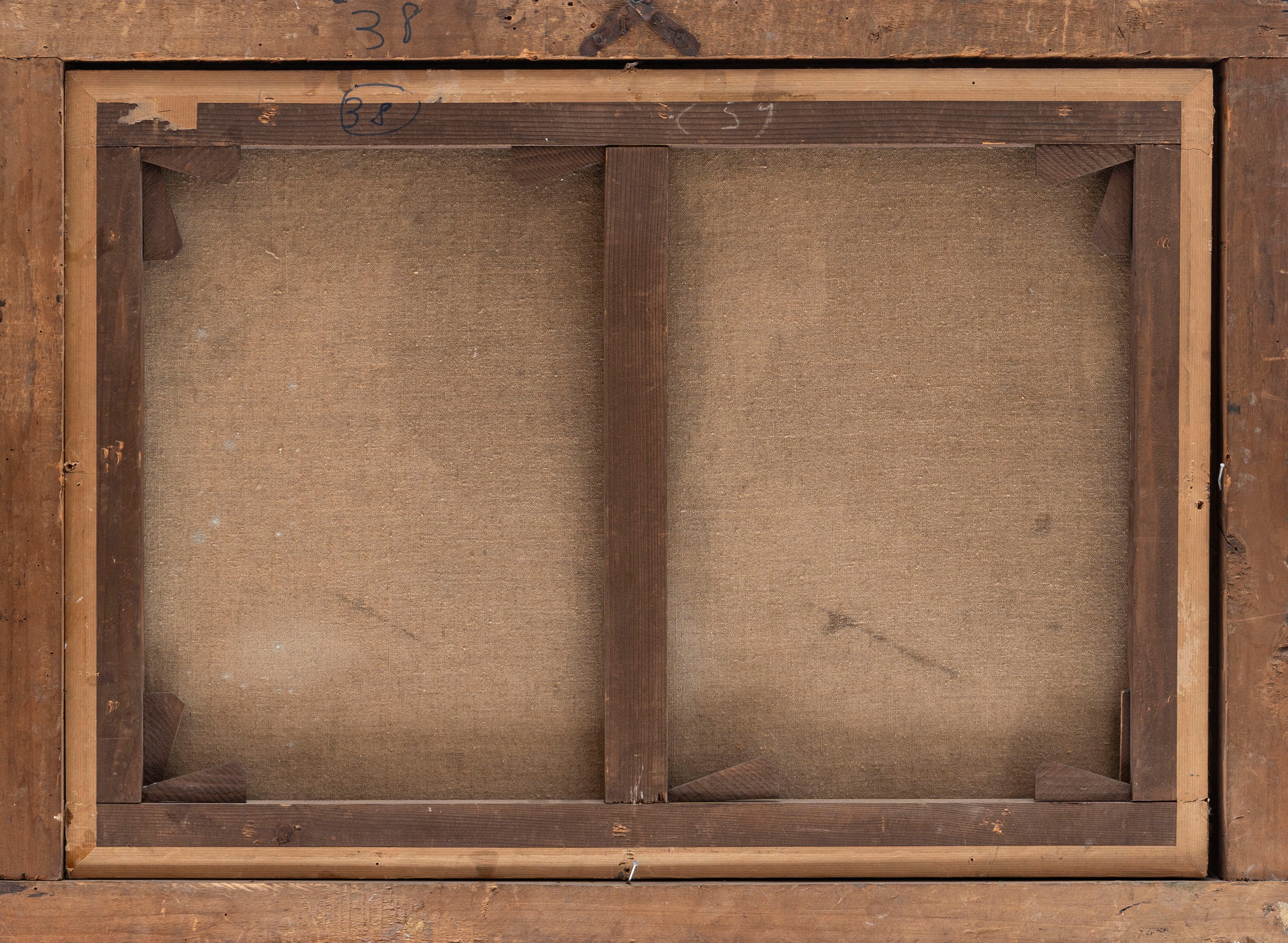 Marina in tempesta con velieri