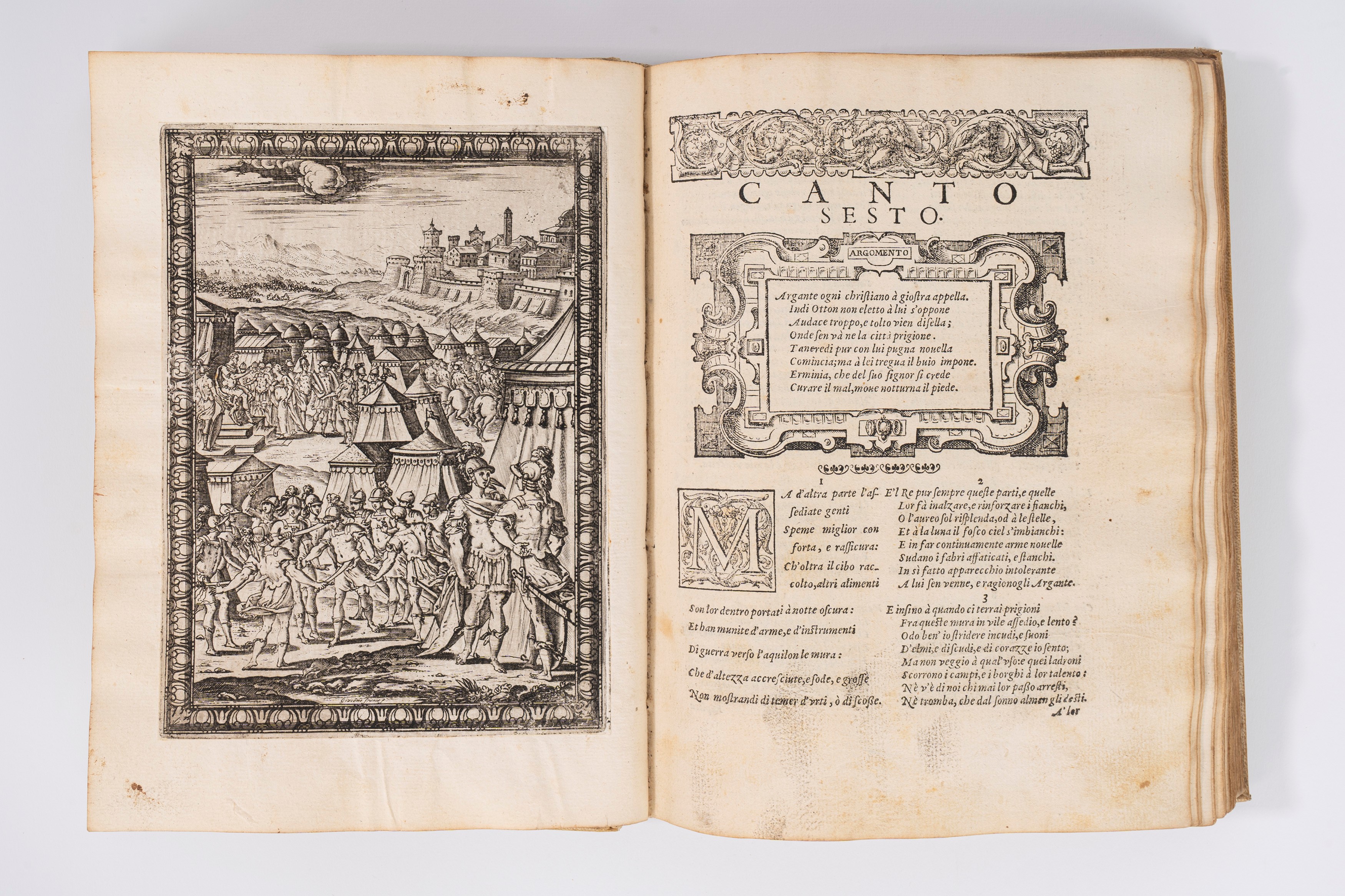 Tasso, Torquato - La Gierusalemme Liberata con le Figure di Bernardo Castello e le Annotationi di...