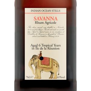 Indian Ocean Stills Savanna 6 Year Old Rhum Agricole