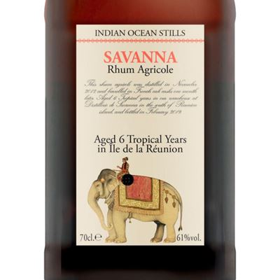Indian Ocean Stills Savanna 6 Year Old Rhum Agricole