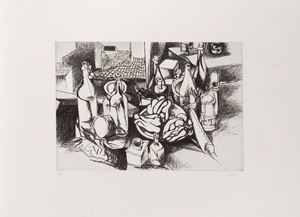 Natura morta con tetti