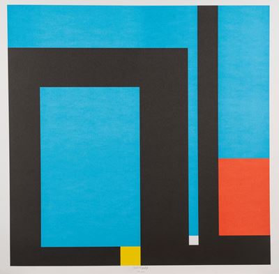 Negativo - Positivo, litografia a colori (es. 10/100)