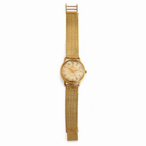 A 18K yellow gold wristwatch, Omega Seamaster