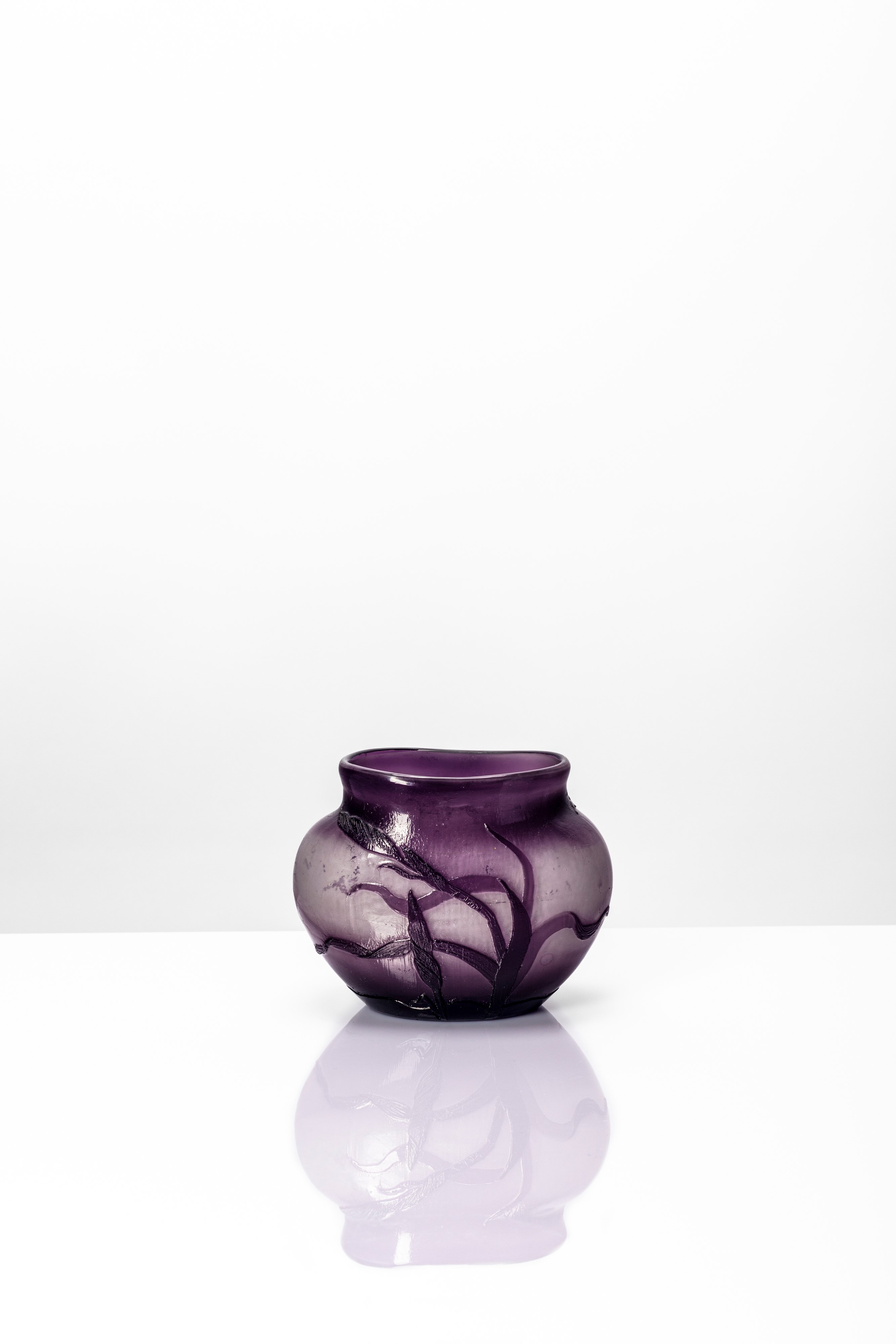 Émile Gallé - Vaso a Pancia Schiacciata