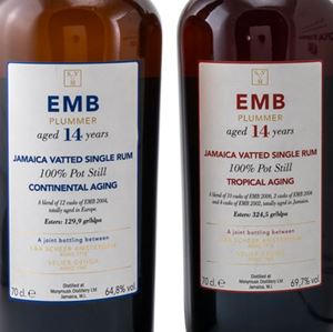 SVM - Scheer Velier Main 'EMB Plummer Tropical VS Continental' Monymusk 14 Year Old Jamaica Vatted Single Rum