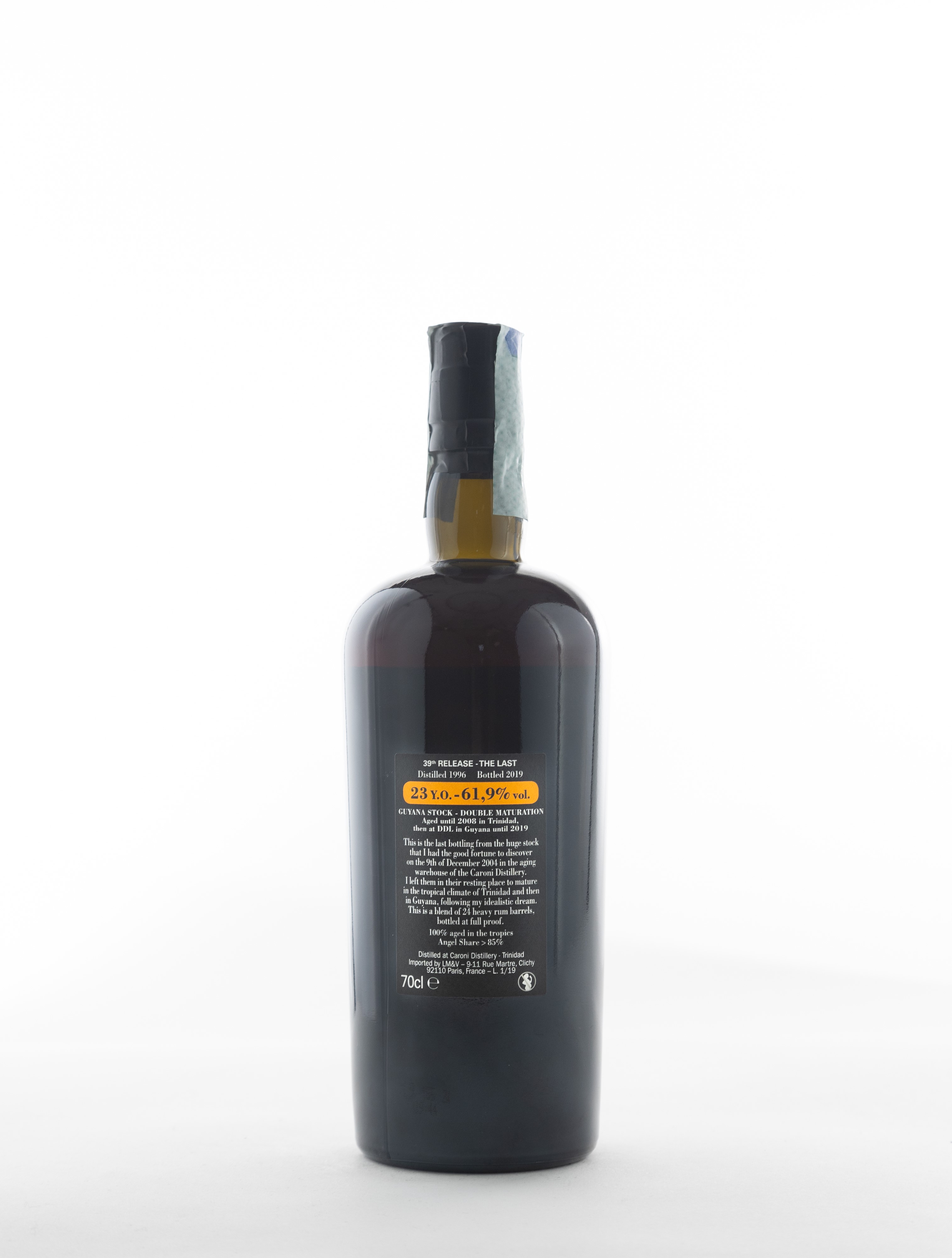 Caroni 'the Last' 23 Year Old Full Proof Heavy Trinidad Rum