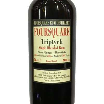 Foursquare Rum Distillery 'triptych' Single Blended Rum
