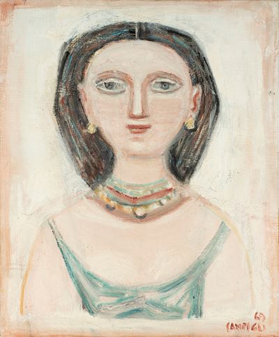 Senza titolo, olio su tela, 1969