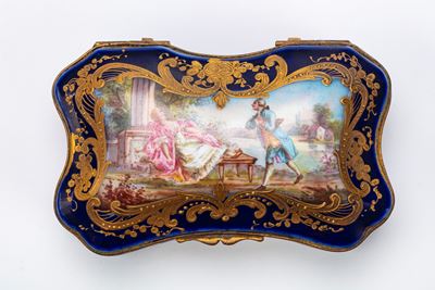 Scatola in Porcellana. Manifattura di Vincennes, 1754 Circa