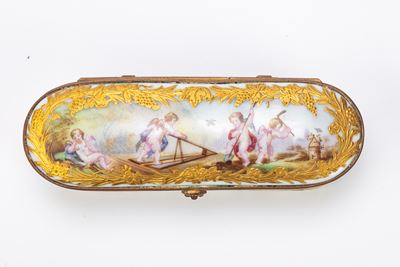Scatolina in Porcellana, Meissen, Prima Metà XIX Secolo