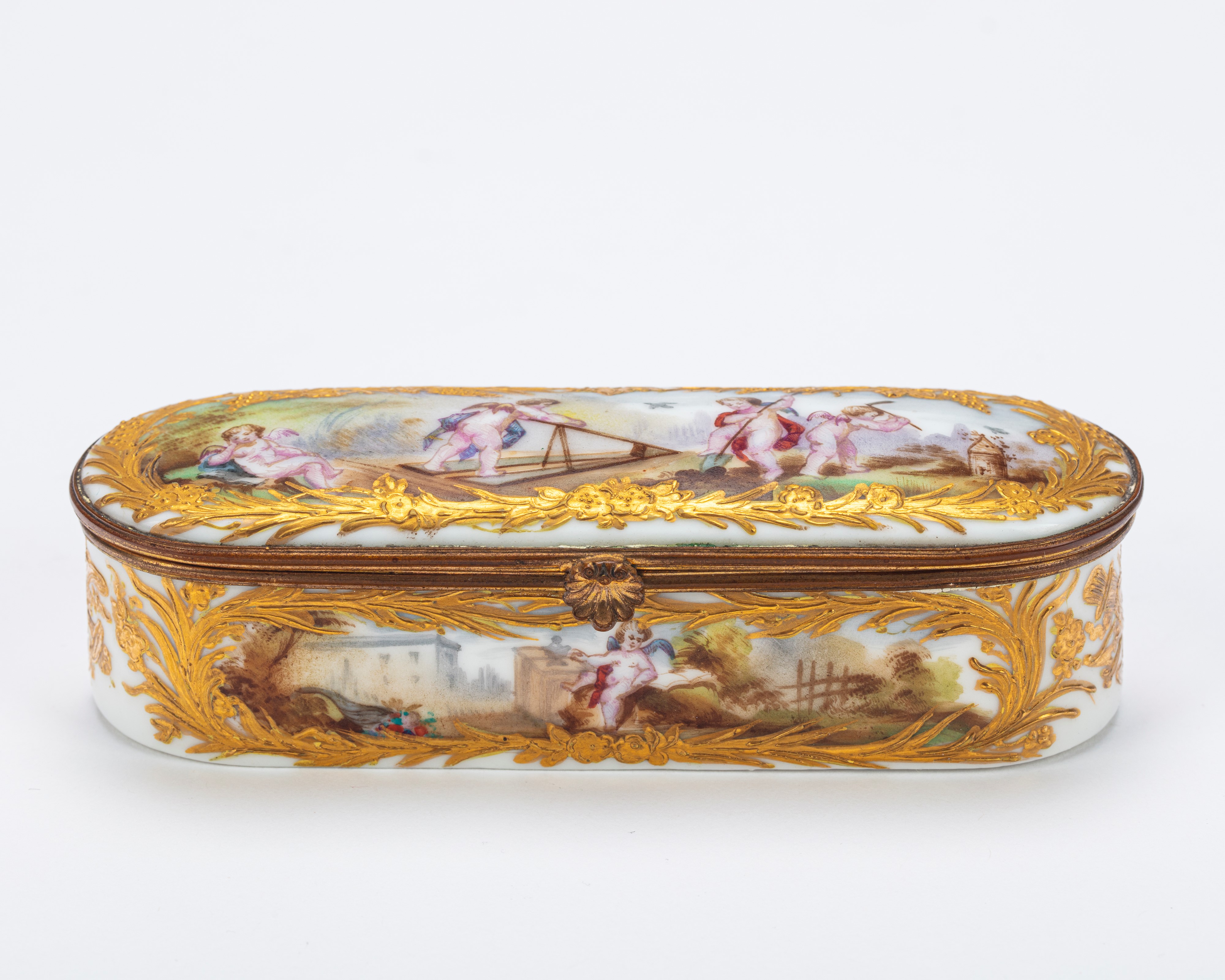 Scatolina in Porcellana, Meissen, Prima Metà XIX Secolo