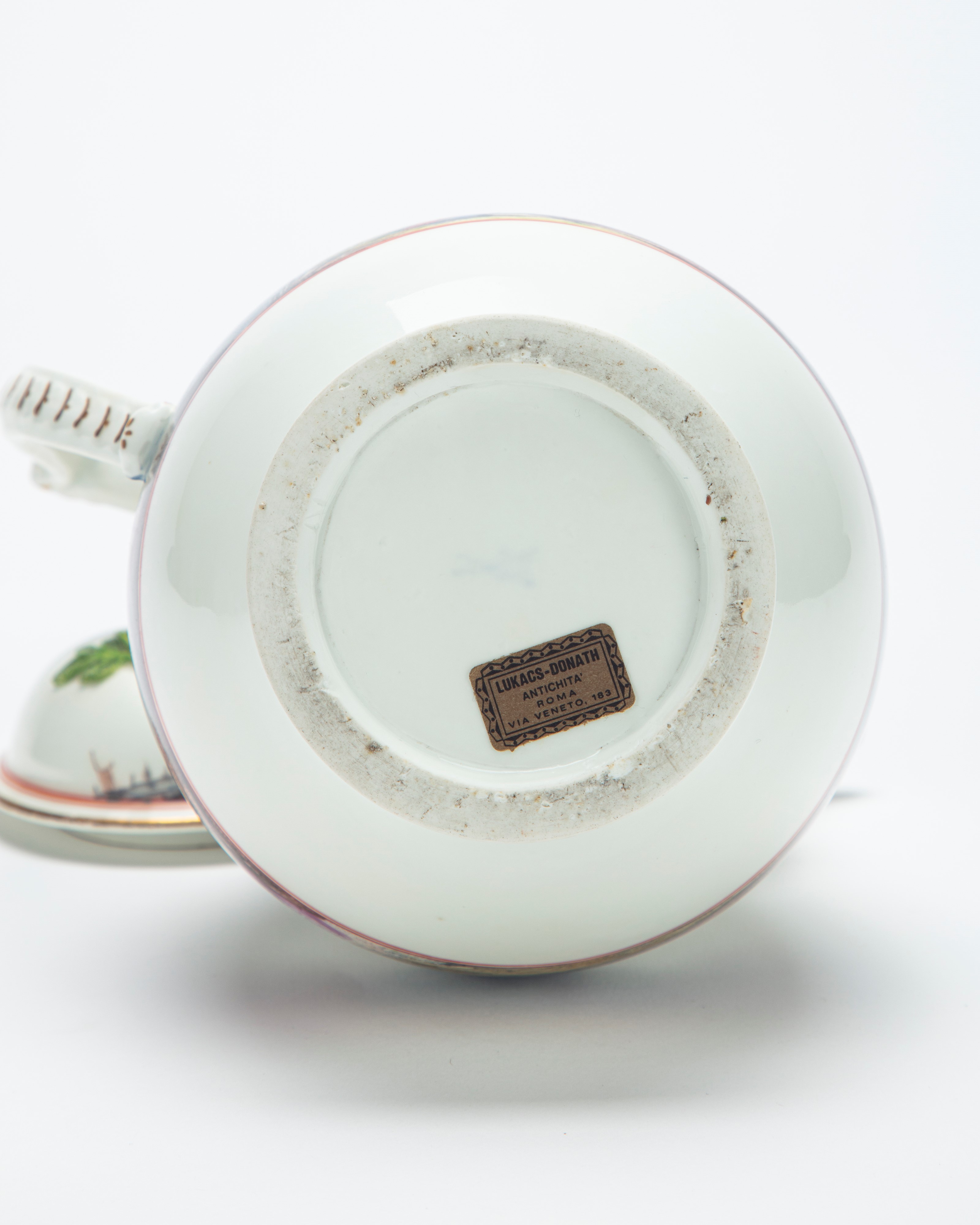 Caffettiera con Coperchio in Porcellana. Manifattura di Meissen, 1740-1750 Circa