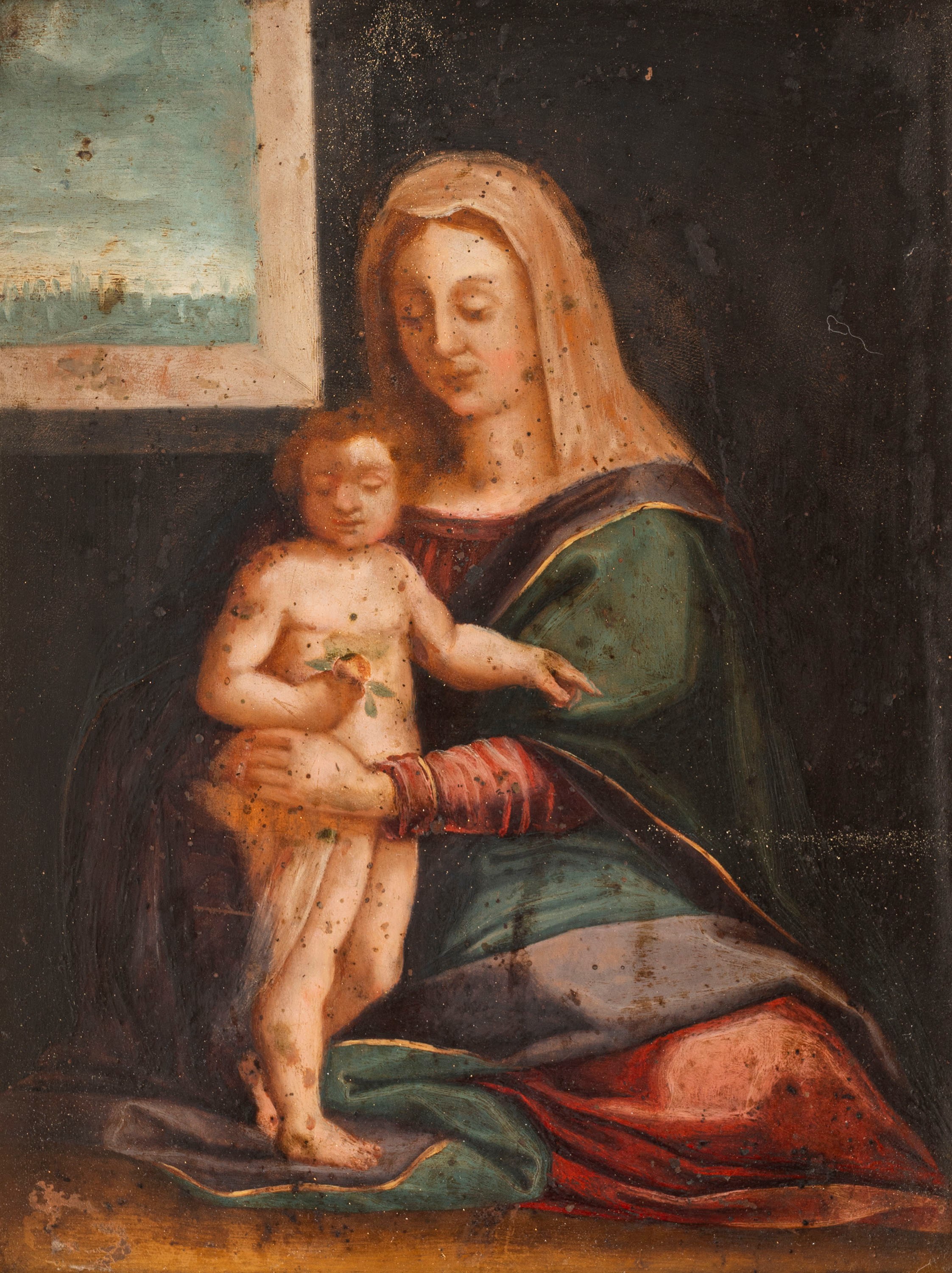 Imitatore di Raffaello - Madonna con Bambino