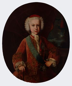 Ritratto di giovane principe con le insegne dell'Ordre du Saint-Esprit