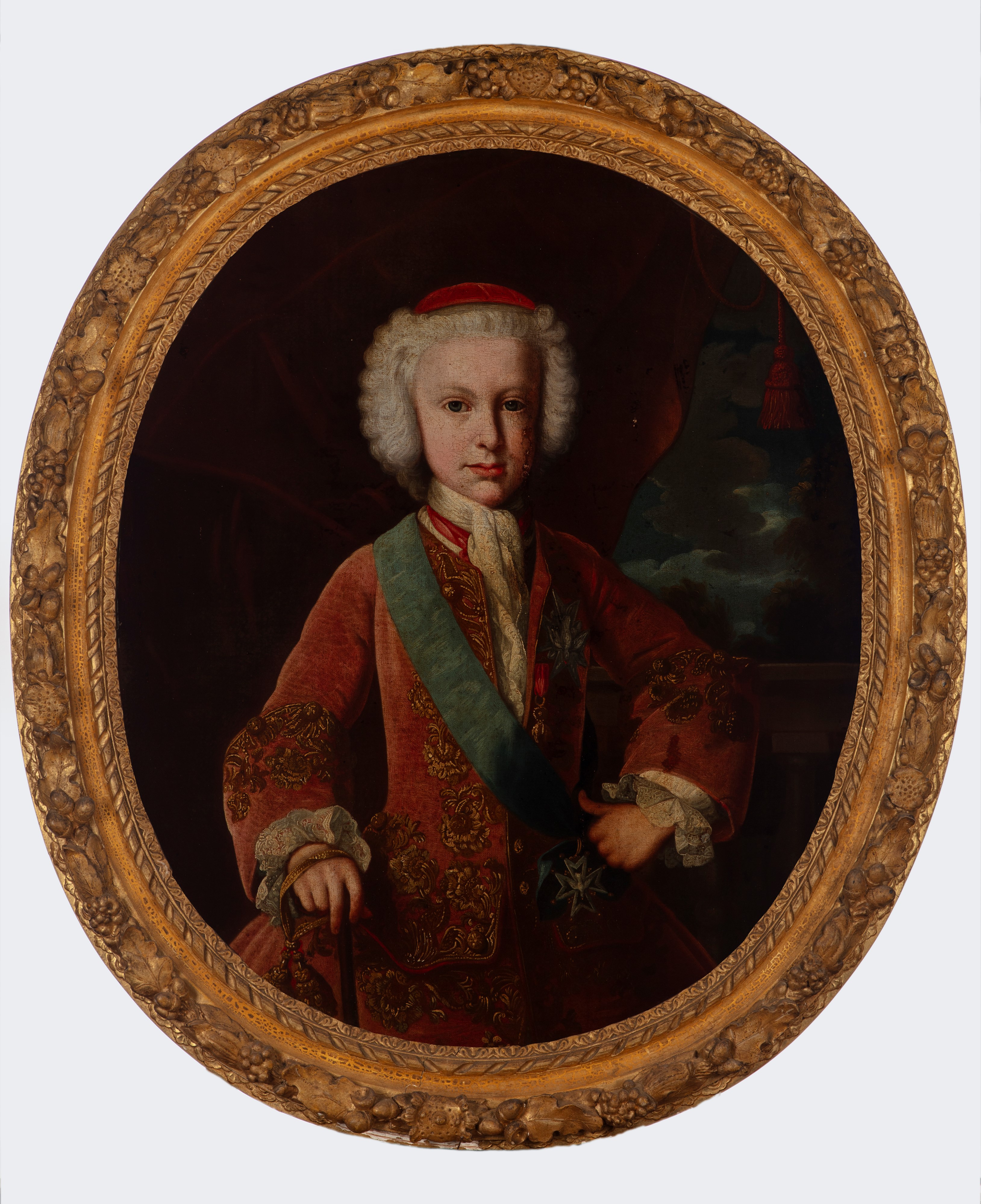 Scuola Dell'italia Settentrionale, Secolo XVIII - Ritratto di Giovane Principe con le Insegne Del...