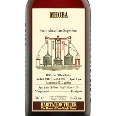 Habitation Velier Mhoba 4 Year Old Pure Single Rum