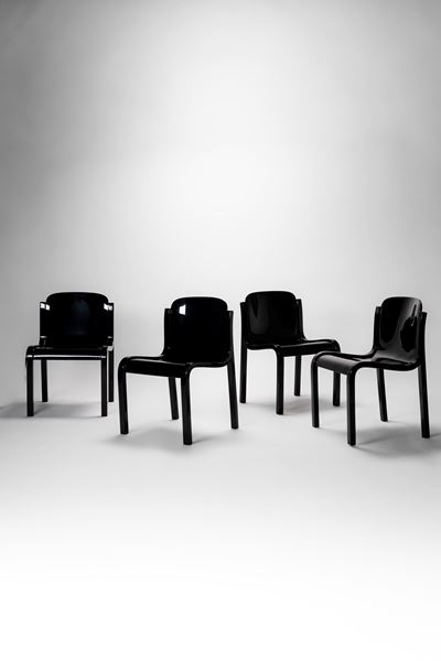 Set di Quattro Sedie Modello Mito