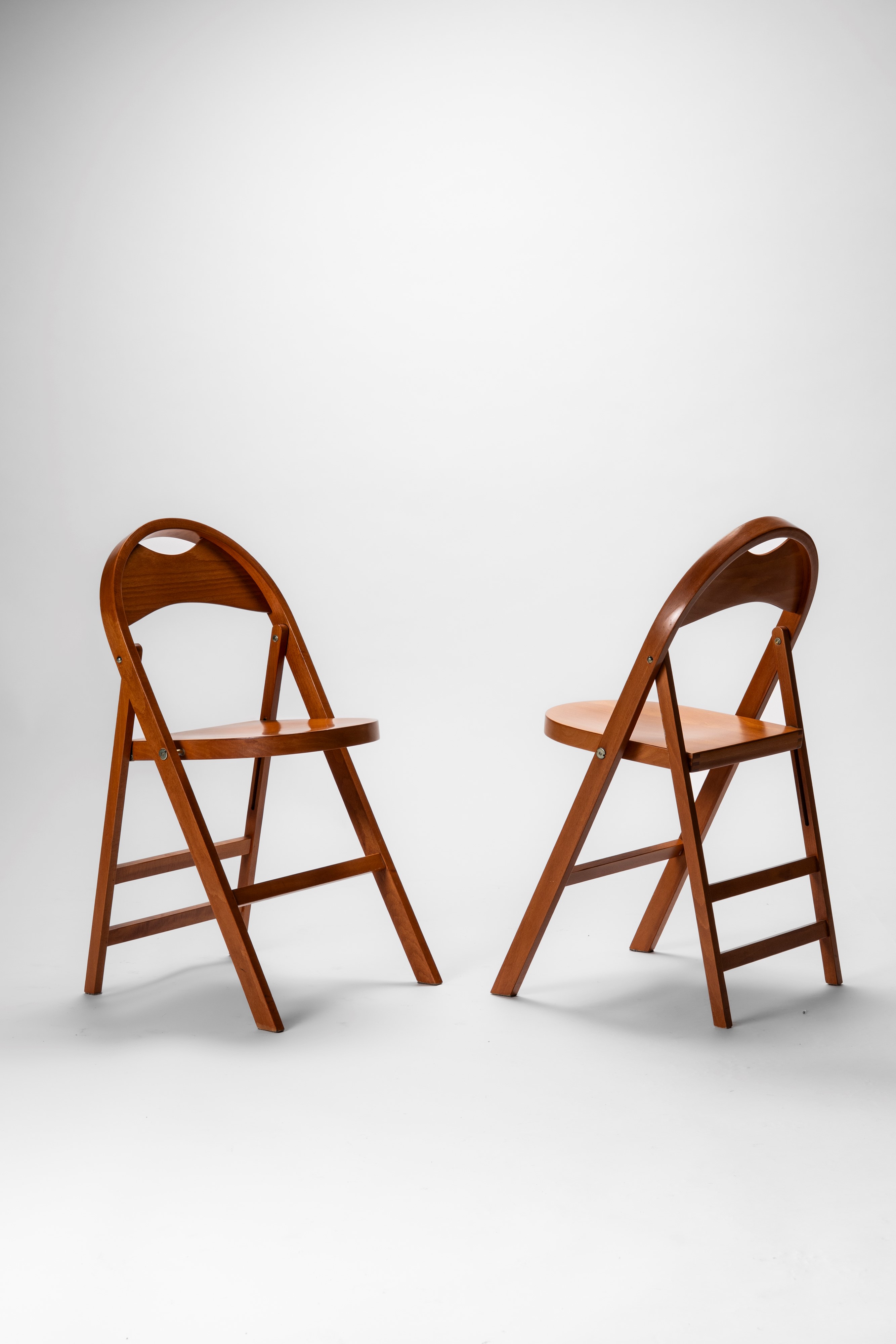 Achille e Pier Giacomo Castiglioni - Set di Sei Sedie Pieghevoli Modello Tric