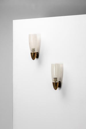 Coppia di lampade da parete modello no. 453