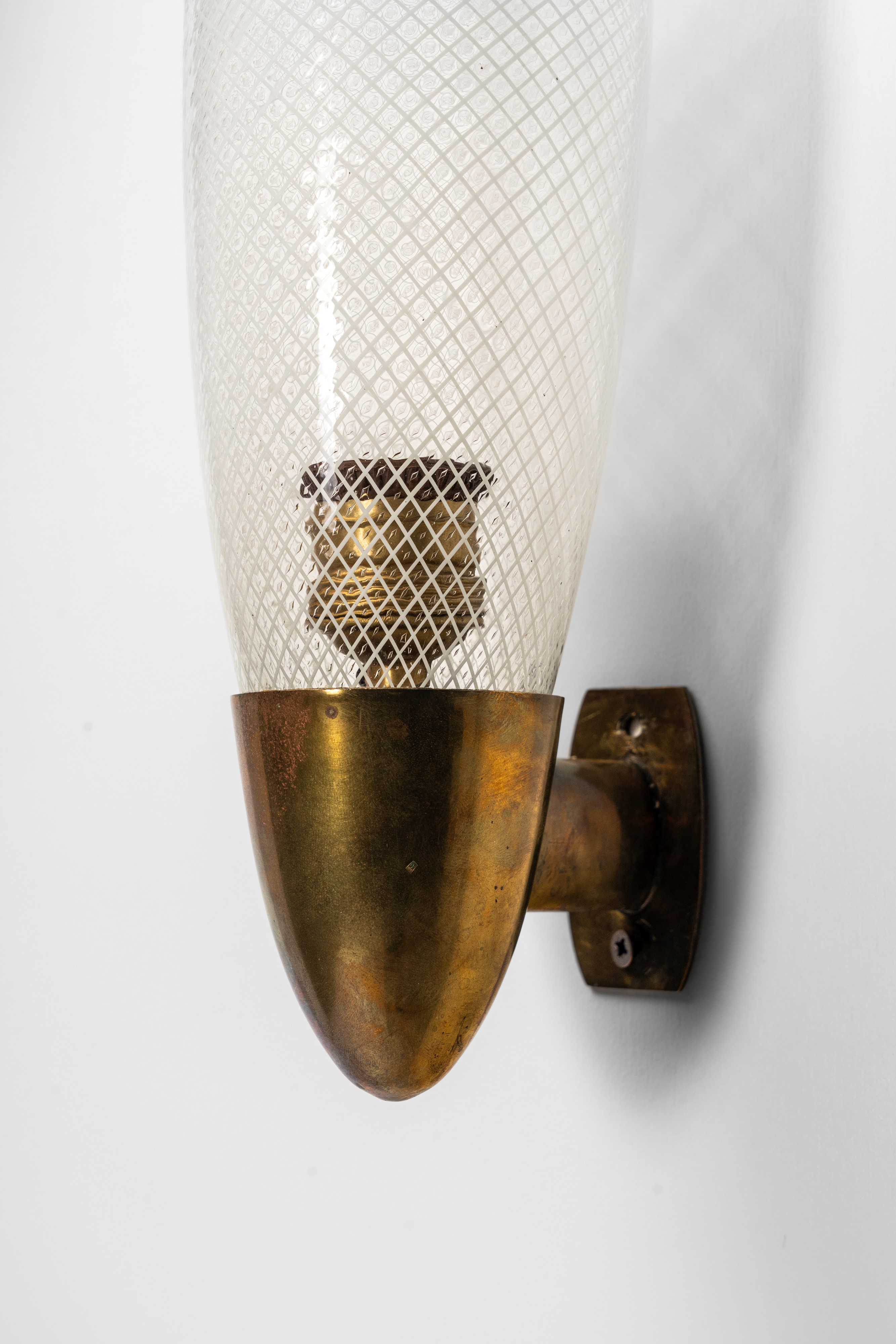 Coppia di lampade da parete modello no. 453