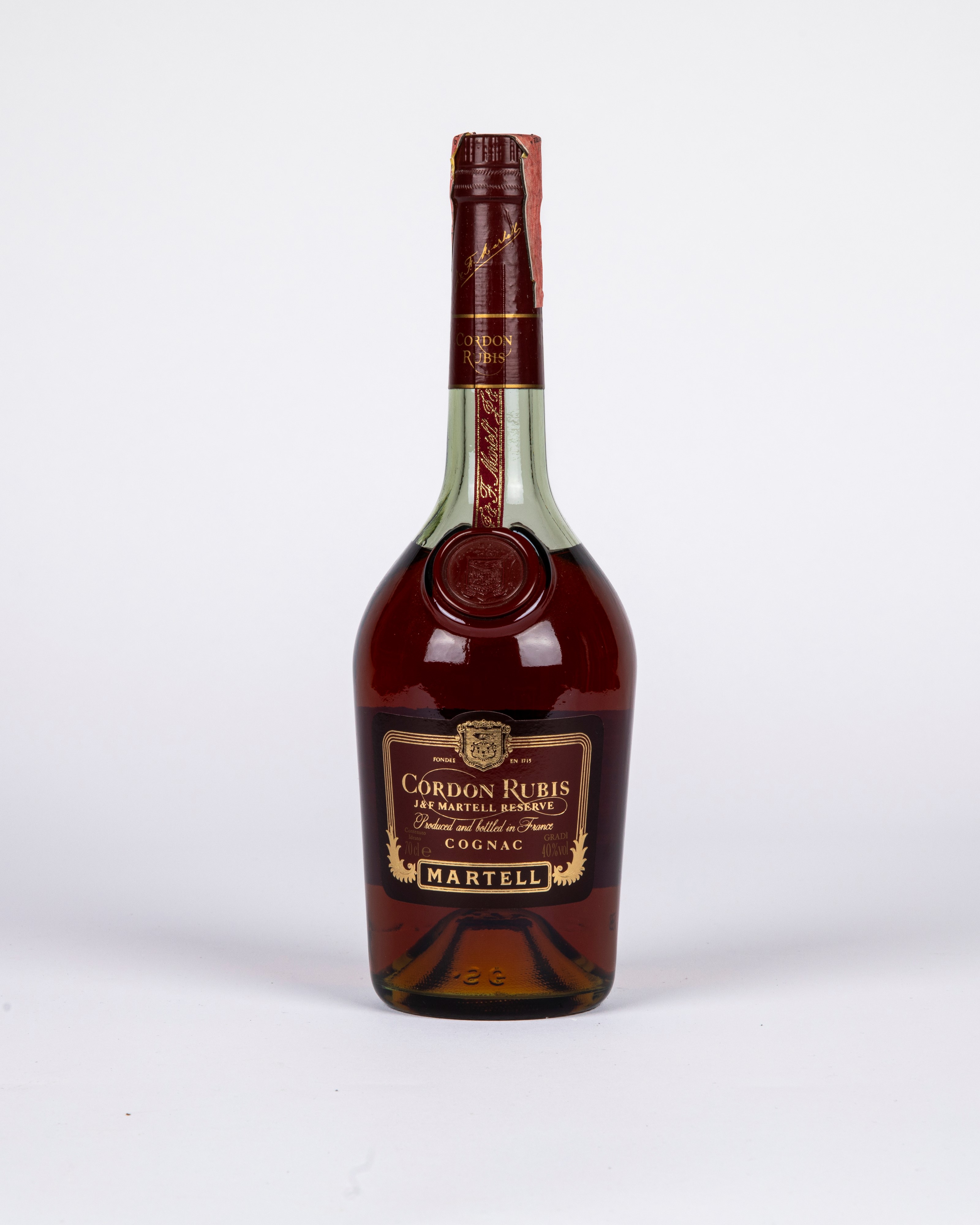 【古酒】未開栓 MARTELL CORDON RUBIS 700ml 40% Cognac Martell Cordon Rubis
