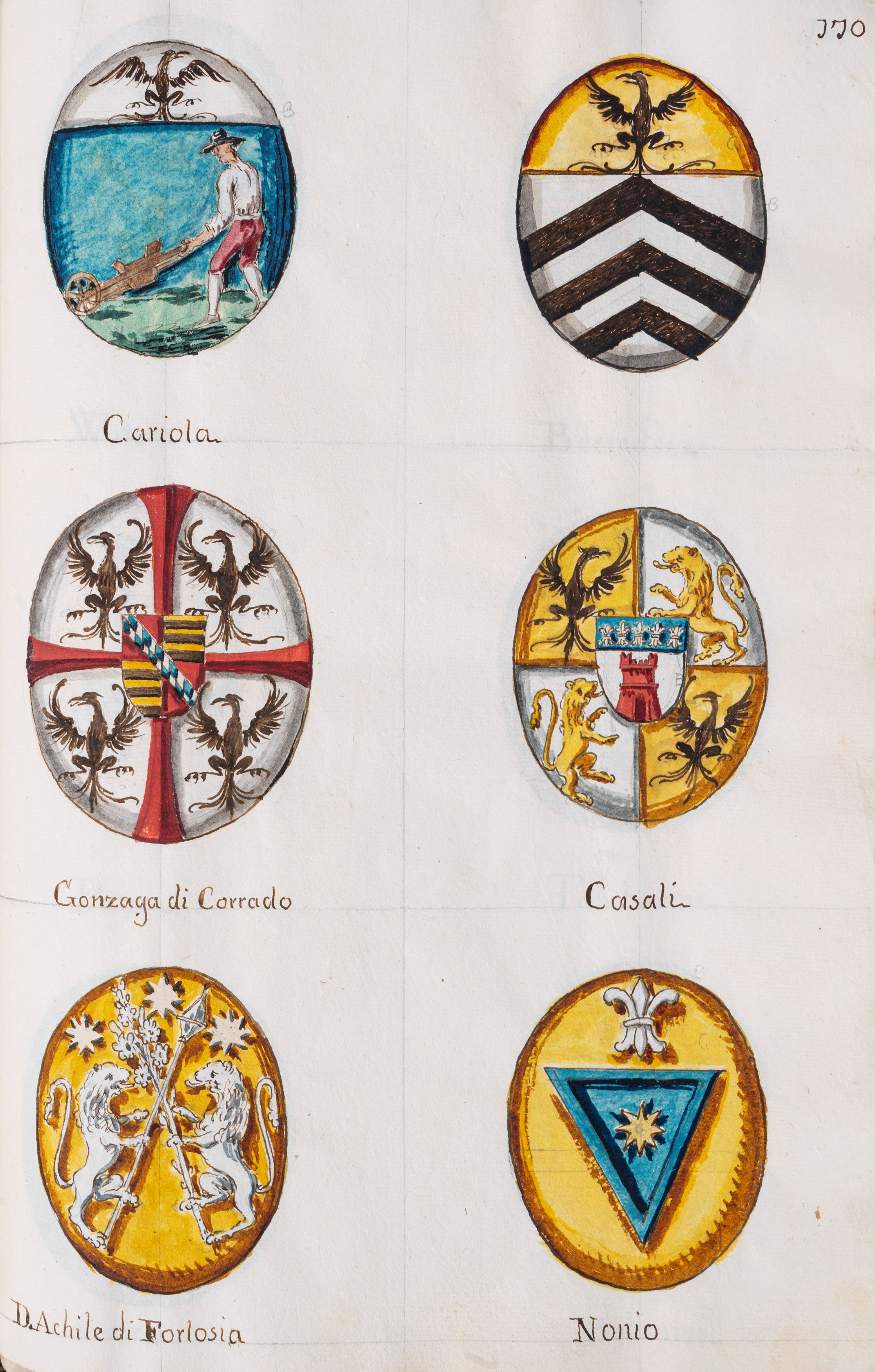 Armoriale Mantovano, Raccolta di Stemmi Araldici, 1690