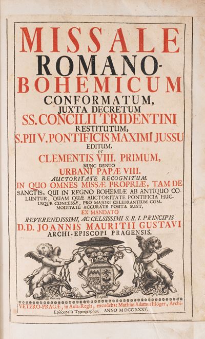 Missale Romano Bohemicum Confortmatum