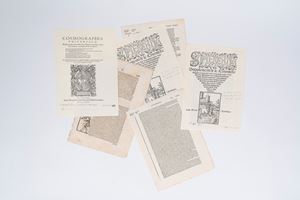 Lotto di 56 tavole, in xilografia provenienti dal “Supplementum” di Giacomo Foresti (Supplementi de le Chroniche vulgare novamente…)
