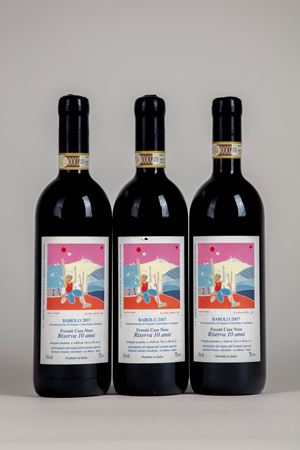 BAROLO DOCG RISERVA 10 ANNI FOSSATI CASE NERE ROBERTO VOERZIO (3 BT)